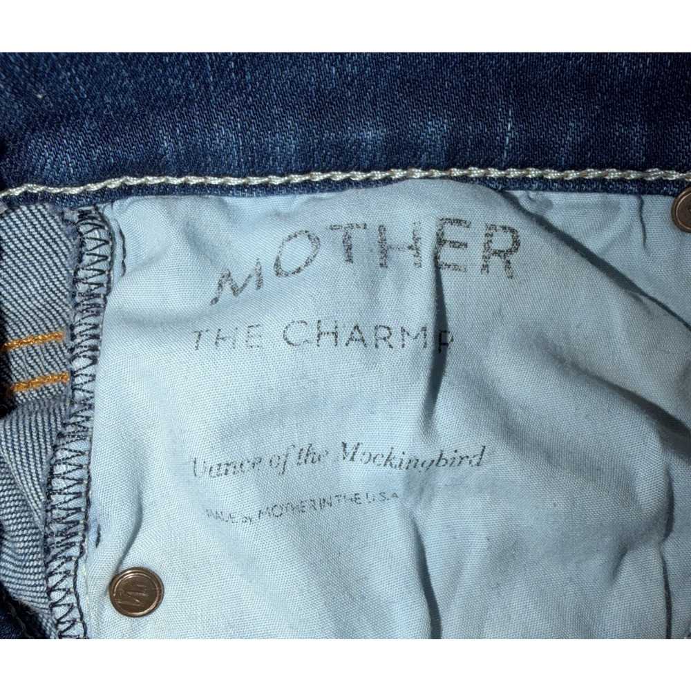MOTHER The Charmer Dance of the Mockingbird Jeans Size 2/26 - Picture 6 of 8